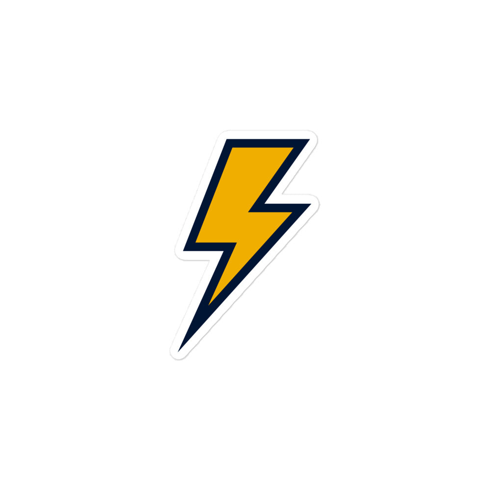 Bolt Up Sticker - Yellow/DarkBlue