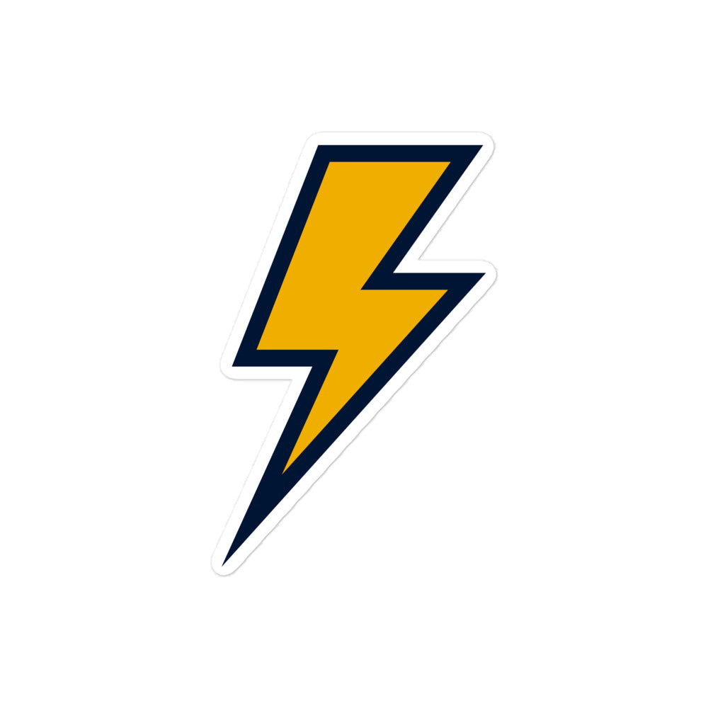 Bolt Up Sticker - Yellow/DarkBlue